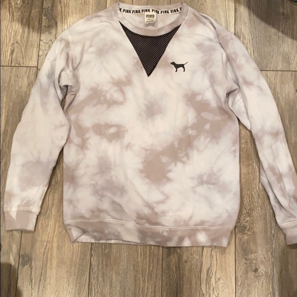 PINK oversized crewneck